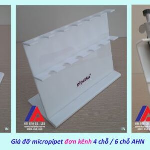 Giá đỡ micropipet đơn kênh và đơn kênh 4 / 6 chỗ AHN
