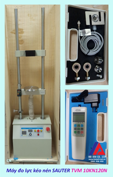 Máy đo lực kéo nén SAUTER TVM 10KN120N Máy đo lực kéo nén SAUTER TVM 10KN120N